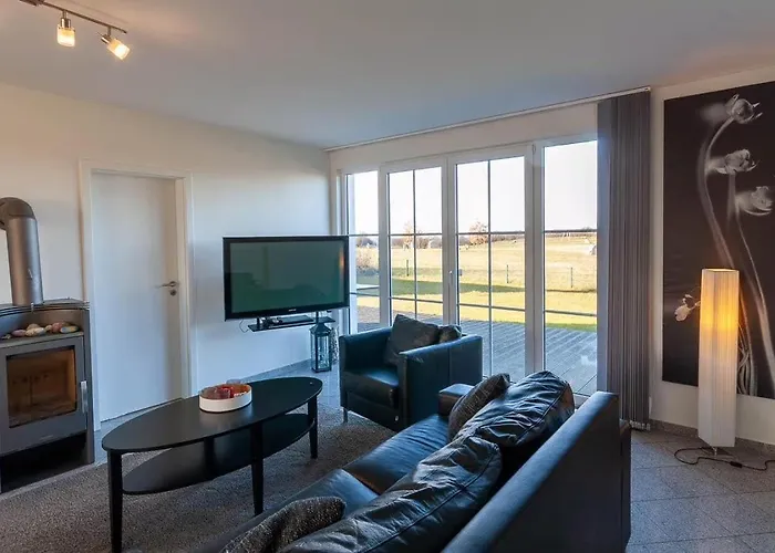 Arkonablick Og, Helle Mit Balkon Meerblick Und Eigenem Eingezaeuntem Garten Hunde Herzlich Willkommen Lejlighed *